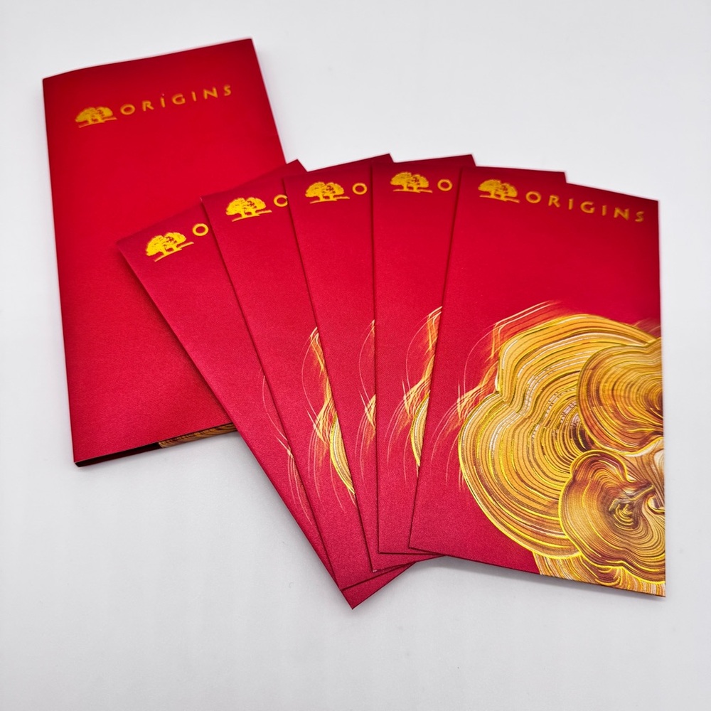 ORIGINS Red & Gold Envelopes 5pc - Picture 3 of 7